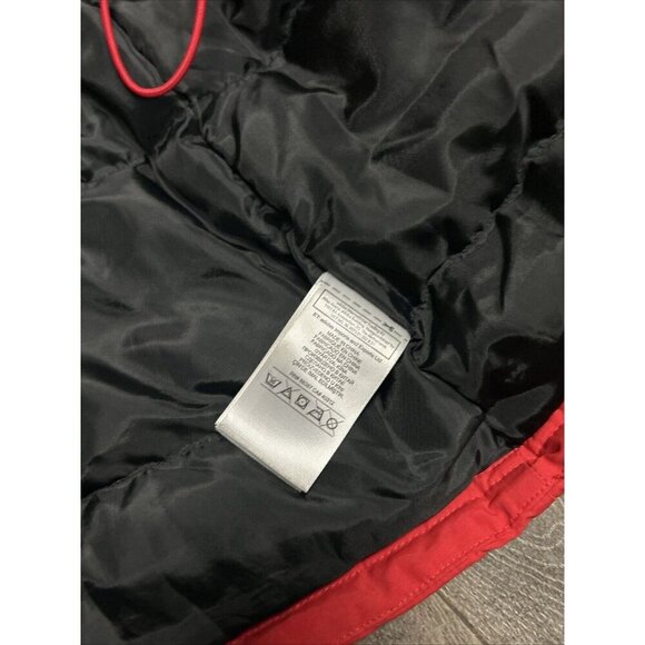 Adidas Neo Woman’s Down Parka Coat Red Small Warm Ski Jacket READ - Picture 13 of 14